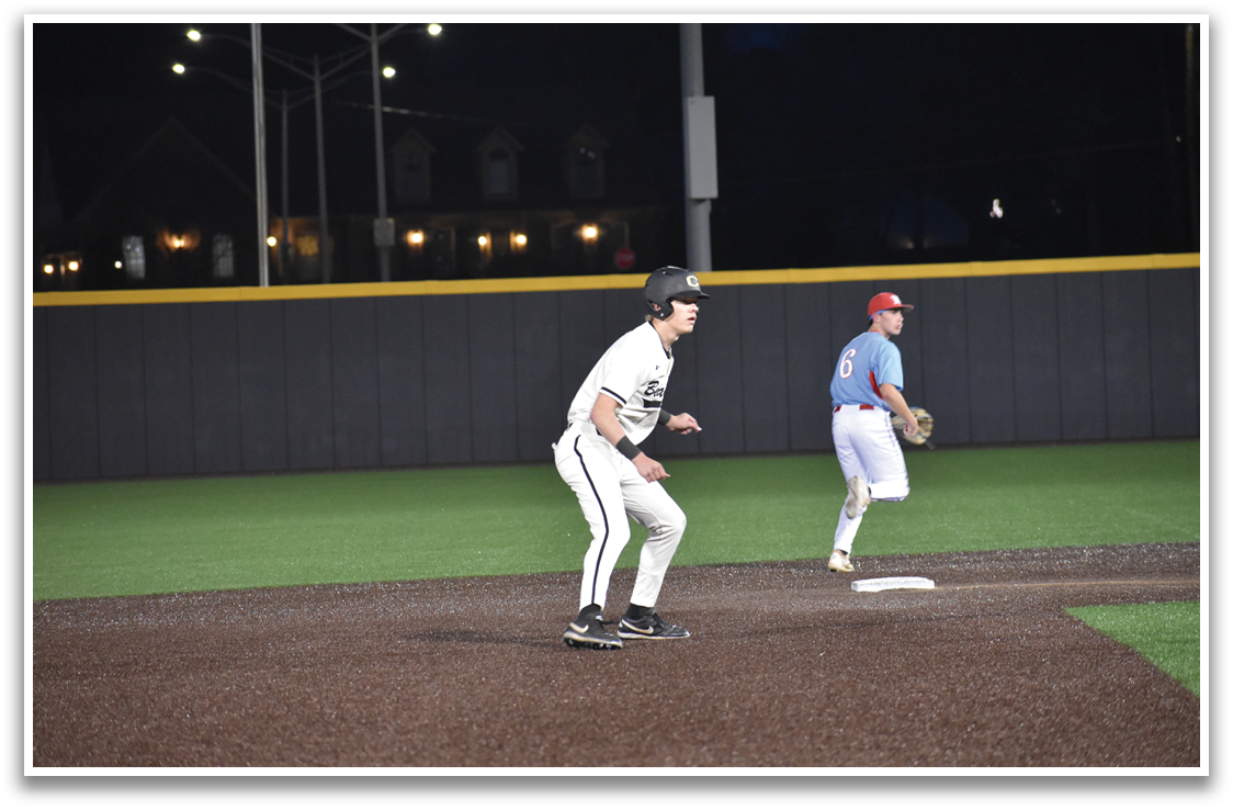 Two baseball players are running on a field. AI generated content