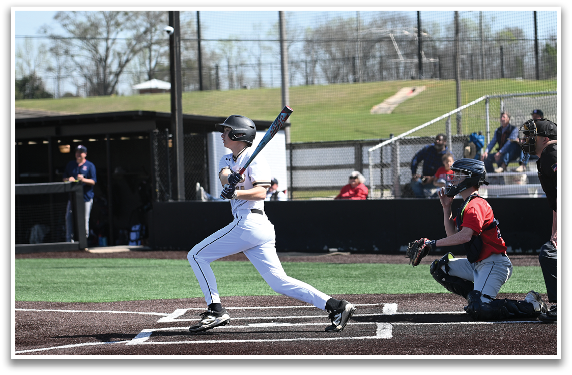 A baseball player is swinging a bat at a ball. AI generated content