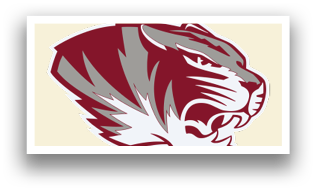 A tiger's head with its mouth open, showing its teeth. AI generated content