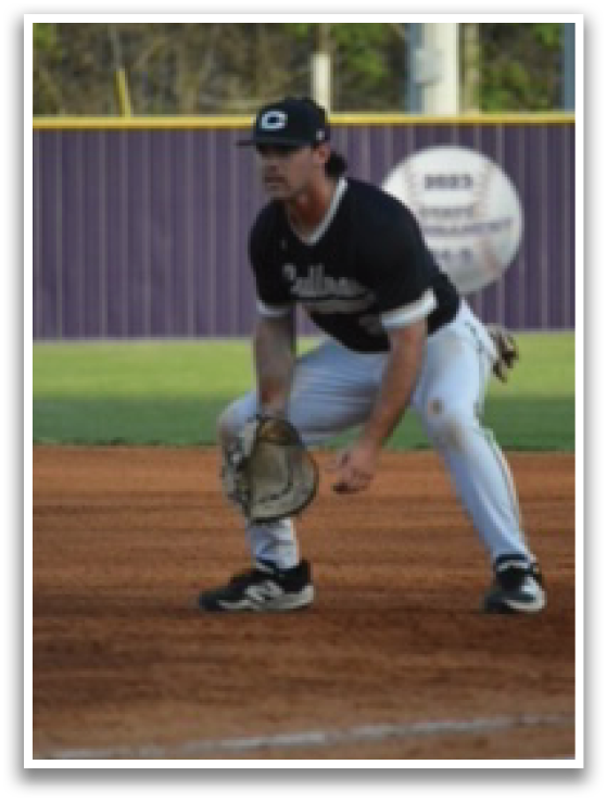 A baseball player in a black shirt and white pants is running on a field. AI generated content