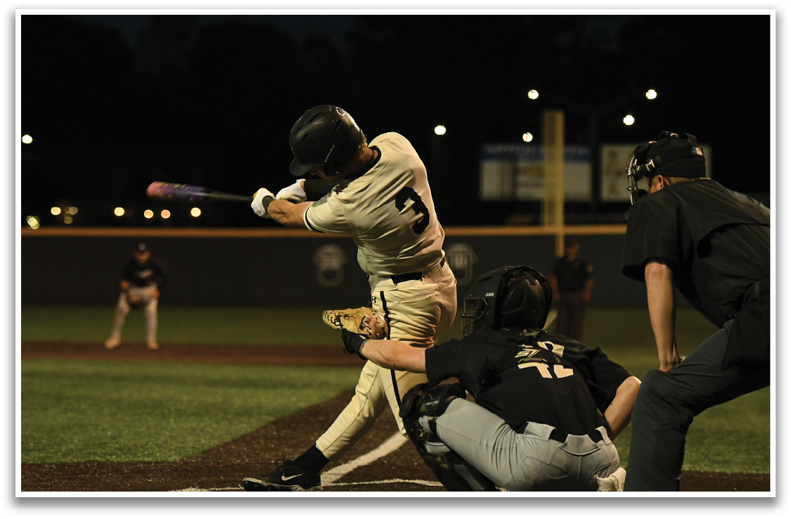 A baseball player is swinging a bat at a ball, while a catcher and an umpire watch closely. AI generated content