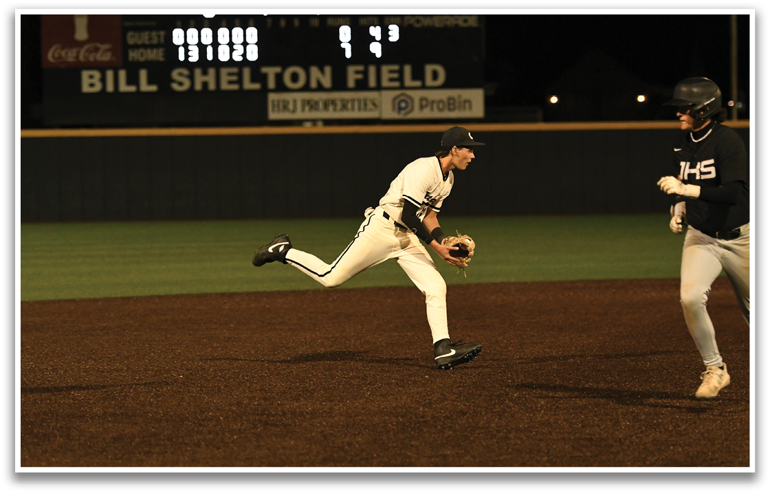 A baseball player is running towards a base while another player tries to tag him out. AI generated content