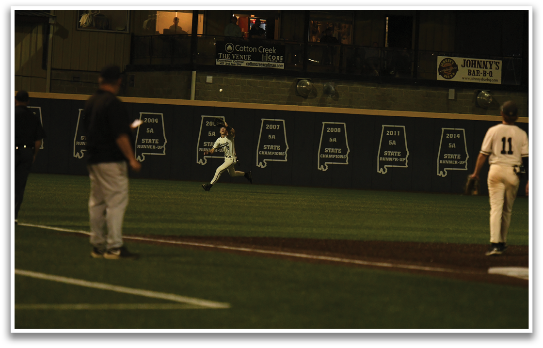A baseball game is taking place with a player running to a base. AI generated content