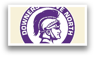 A purple sticker with a trojan on it. AI generated content