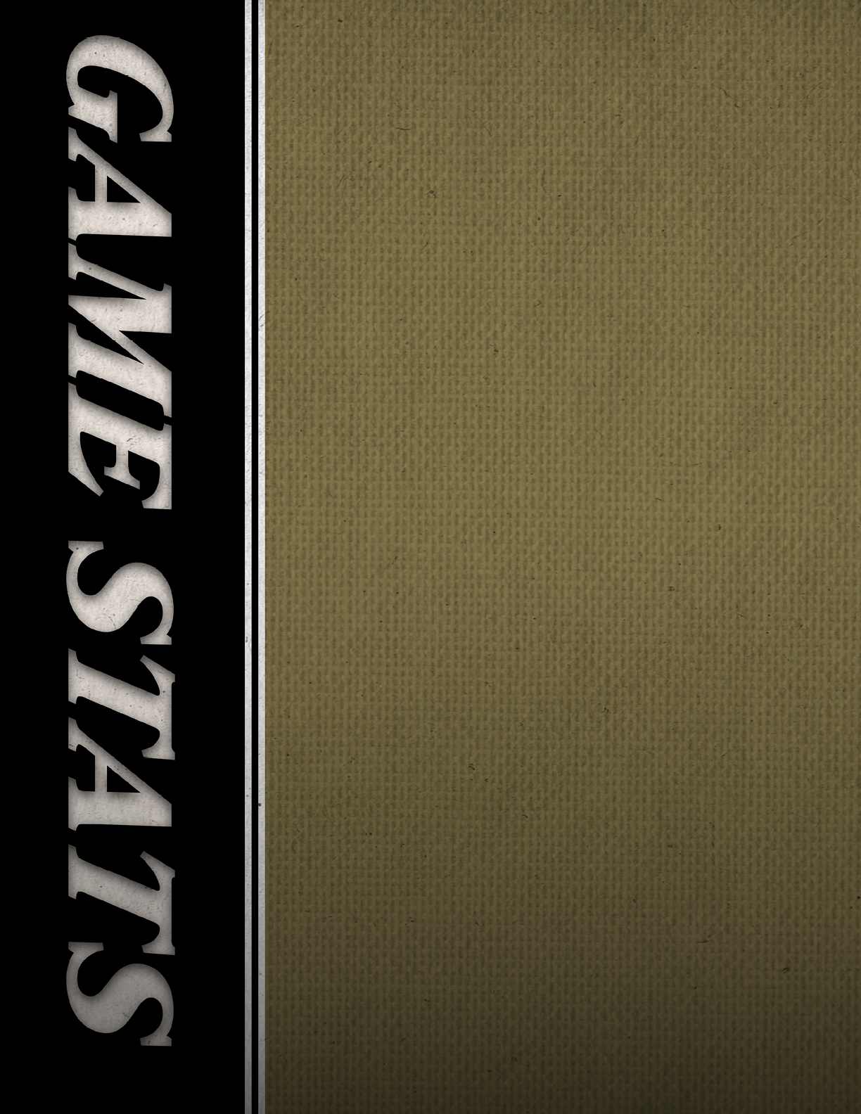 A tan colored wall with a game stat graphic. AI generated content