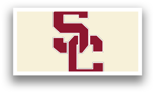 A red and white logo for the University of Southern California. AI generated content