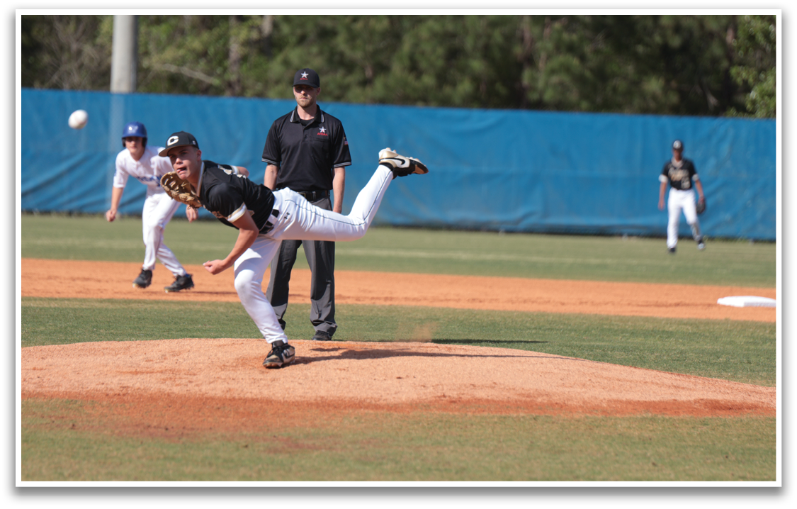A baseball pitcher is in the middle of throwing a pitch. AI generated content