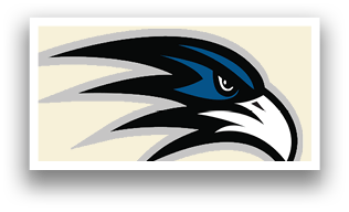 A bird with a black and blue head, wings, and tail. AI generated content