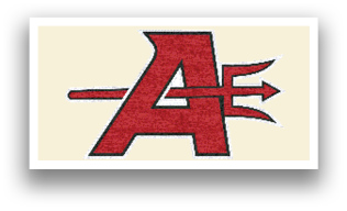 A red and white logo with an arrow and the letter A. AI generated content