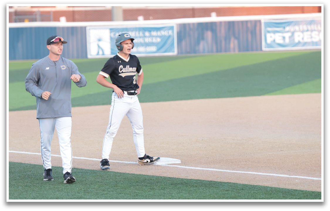 Two men are standing on a baseball field, one of them wearing a baseball glove. AI generated content