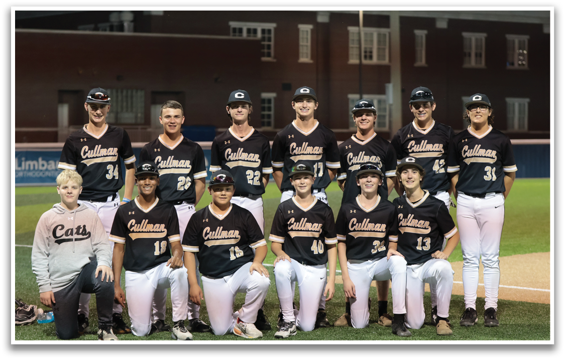A baseball team poses for a picture on the field. AI generated content