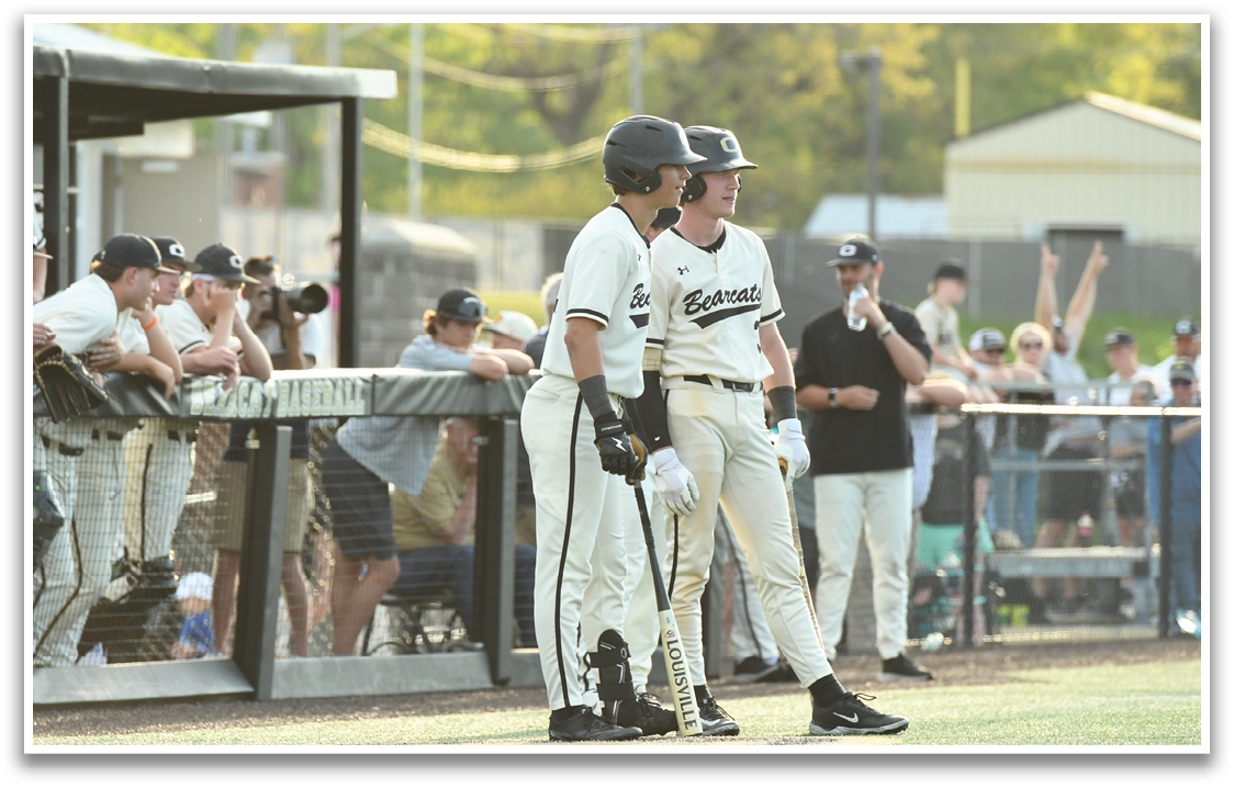Baseball players in uniforms on a field. AI generated content