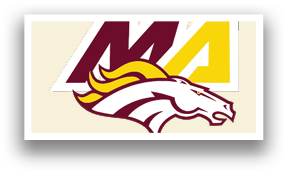 A logo for the University of Minnesota features a horse with a yellow mane. AI generated content