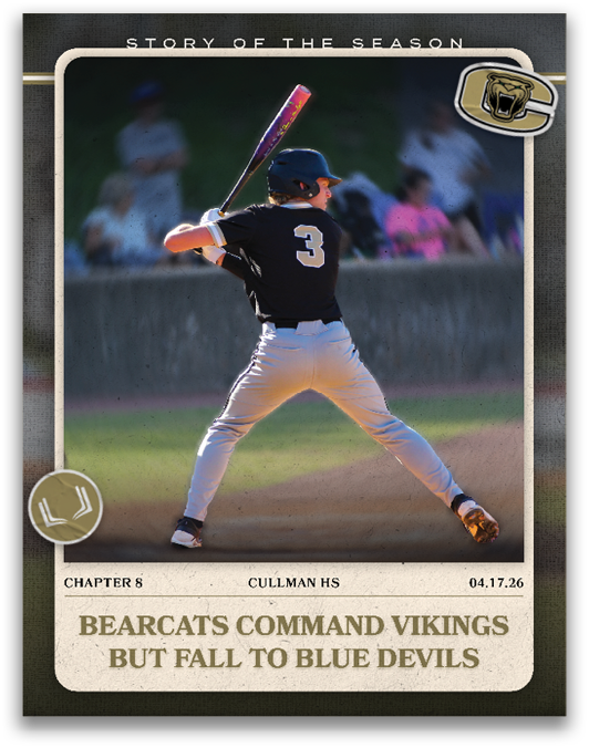A baseball player in a black and white uniform is swinging a bat. AI generated content