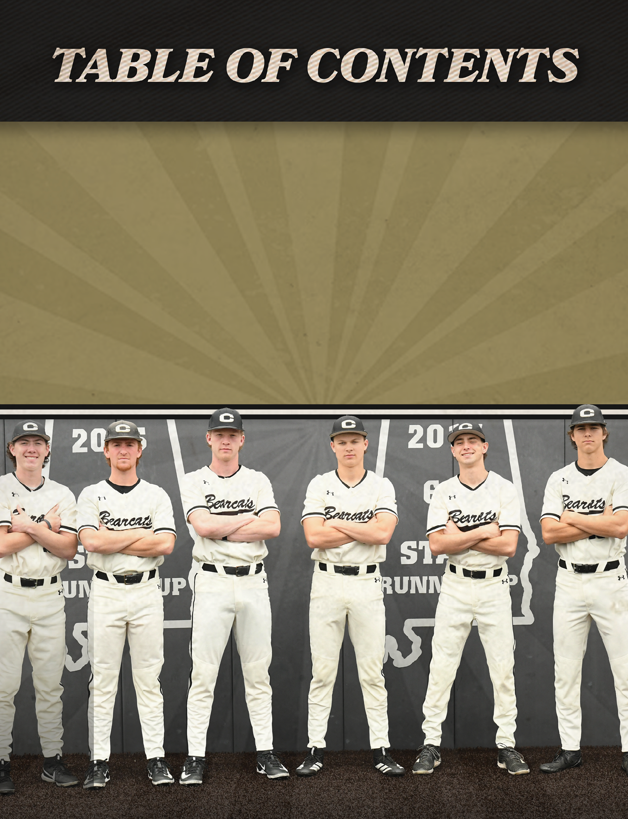 A group of baseball players standing together. Description generated by AI