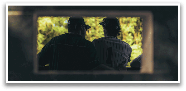 A baseball player on the field. Description generated by AI