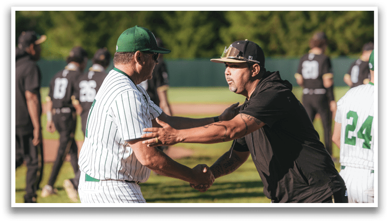 A baseball player with the number 13 on his jersey walks away from home plate. Description generated by AI