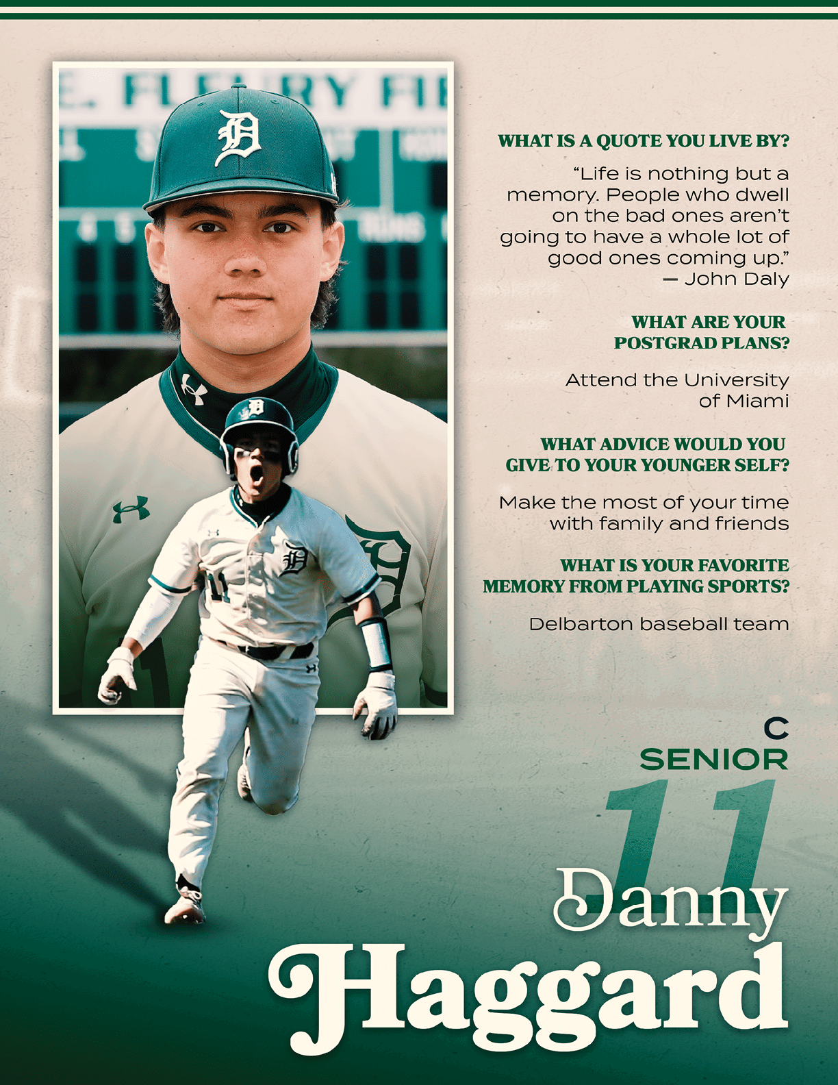 A baseball player named Lorenzo Masselli. Description generated by AI