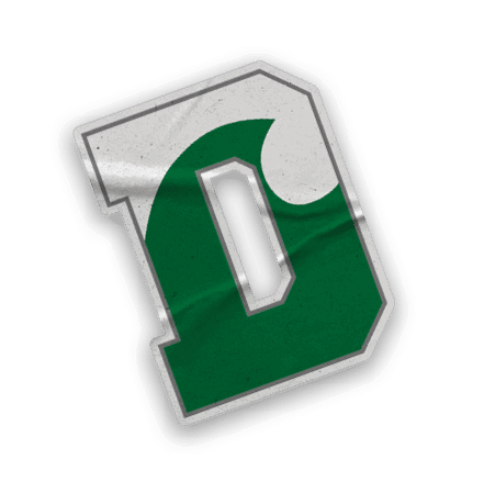 A collection of stickers with the letter D on them. Description generated by AI