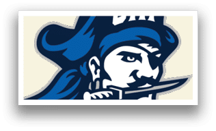 A pirate logo for the Marauders. Description generated by AI