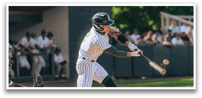 A baseball player on the field. Description generated by AI