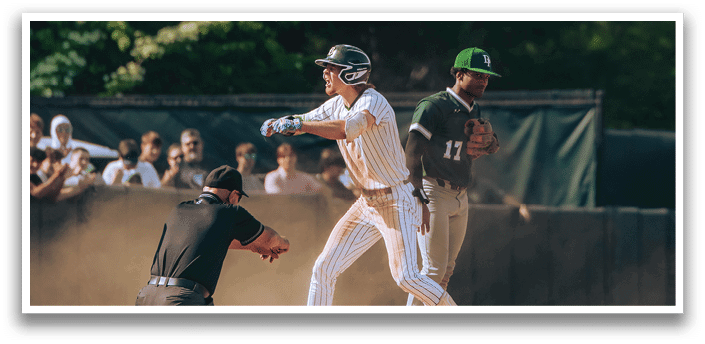 A baseball player on the field. Description generated by AI