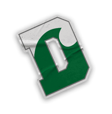 A collection of stickers with the letter D on them. Description generated by AI