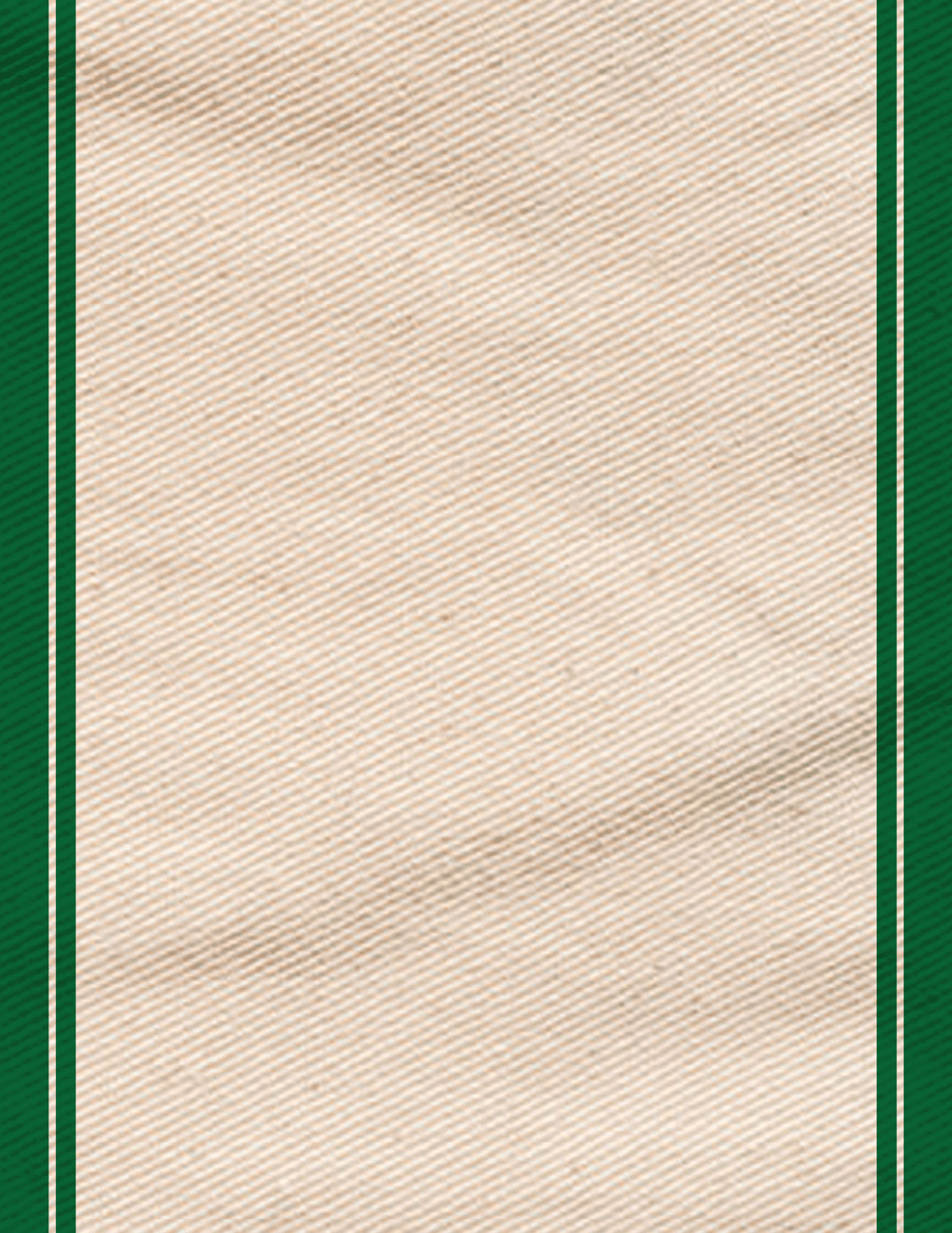 A green and white striped cloth. Description generated by AI