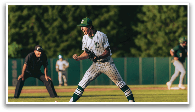 A baseball player with the number 13 on his jersey walks away from home plate. Description generated by AI