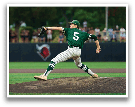 A baseball player is sliding into home plate. Description generated by AI