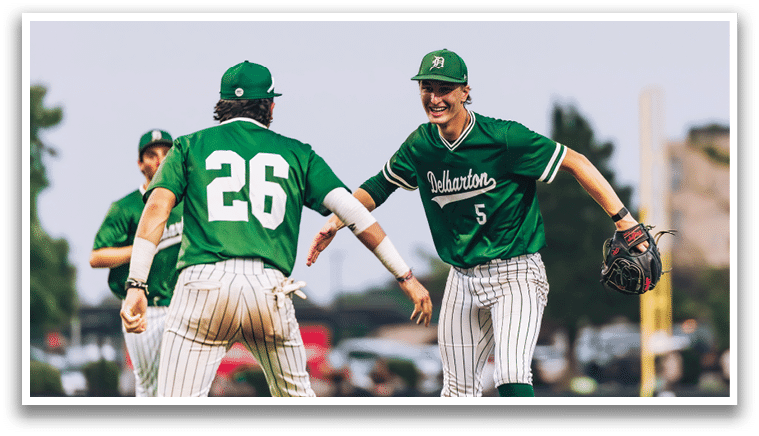 A baseball player with the number 13 on his jersey walks away from home plate. Description generated by AI