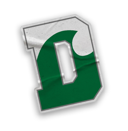 A collection of stickers with the letter D on them. Description generated by AI