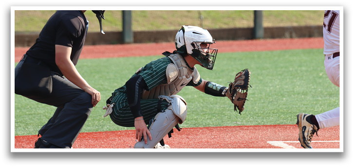 A baseball player is swinging a bat. Description generated by AI