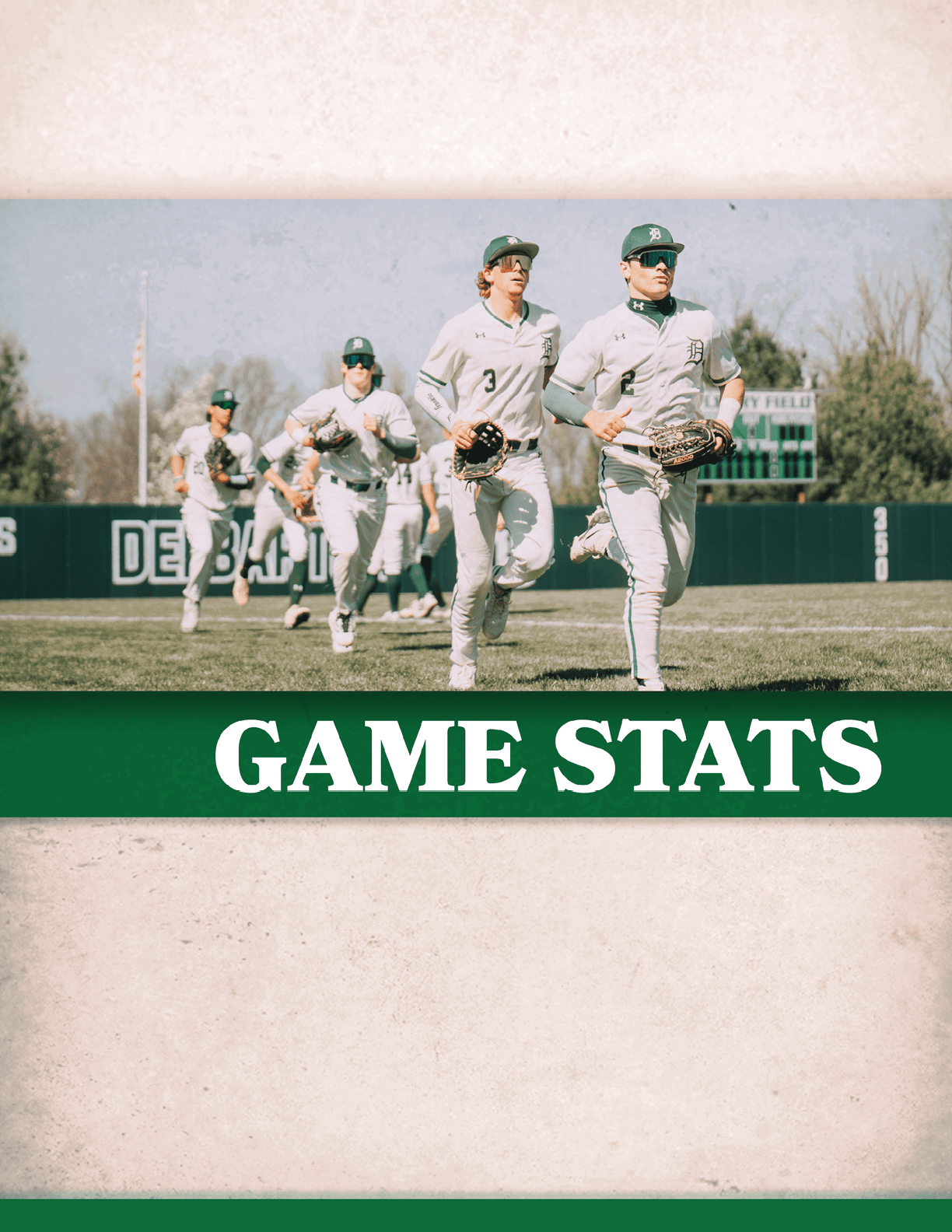 A baseball game in progress with players on the field. Description generated by AI