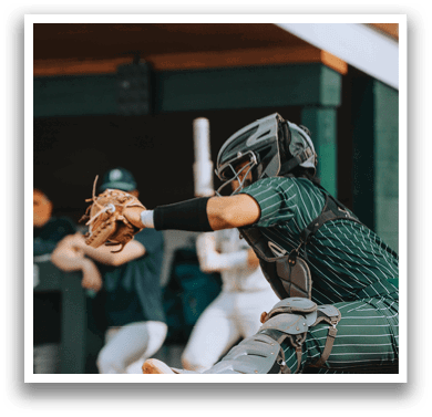 A baseball player running on the field. Description generated by AI