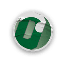 A collection of stickers with various sports and logos, including a basketball net and a green D logo. AI generated content