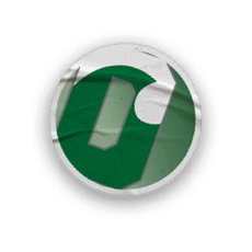 A collection of stickers with various sports and logos, including a basketball net and a green D logo. AI generated content