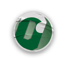 A collection of stickers with various sports and logos, including a basketball net and a green D logo. AI generated content
