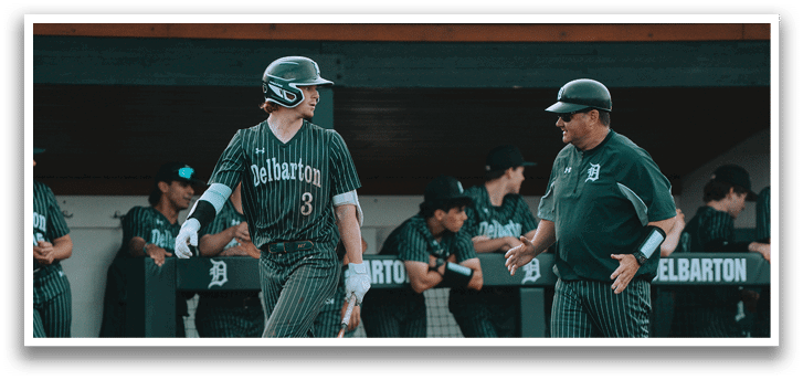 A baseball player with the number 3 on his jersey. Description generated by AI