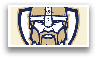 A shield with a man's face on it. Description generated by AI