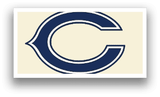A blue and white logo for the University of Chicago. Description generated by AI