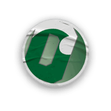 A collection of stickers with various sports and logos, including a basketball net and a green D logo. AI generated content