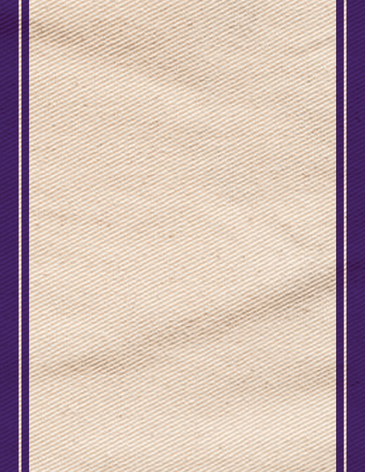 A striped cloth with a purple stripe on it. AI generated content
