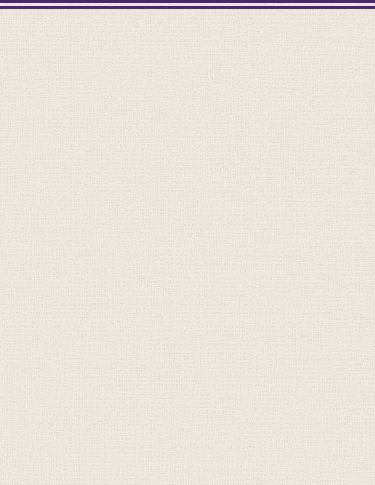 A blank white sheet of paper with a border of purple. AI generated content