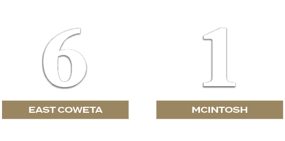 1,6,MCINTOSH,east coweta