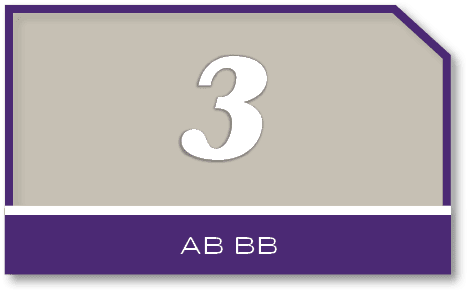 3,AB B
