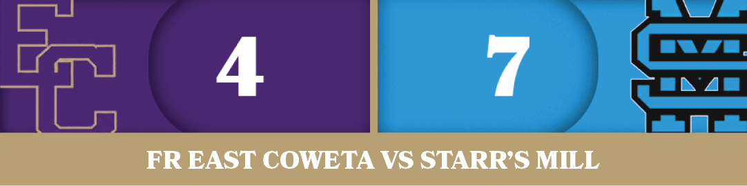 FR EAST COWETA VS STARR’S MIL
