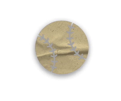 A collection of logos and symbols, including a baseball glove, a baseball, a football, and a soccer ball. AI generated content