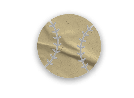 A collection of logos and symbols, including a baseball glove, a hand, a football, and a map of Georgia. AI generated content