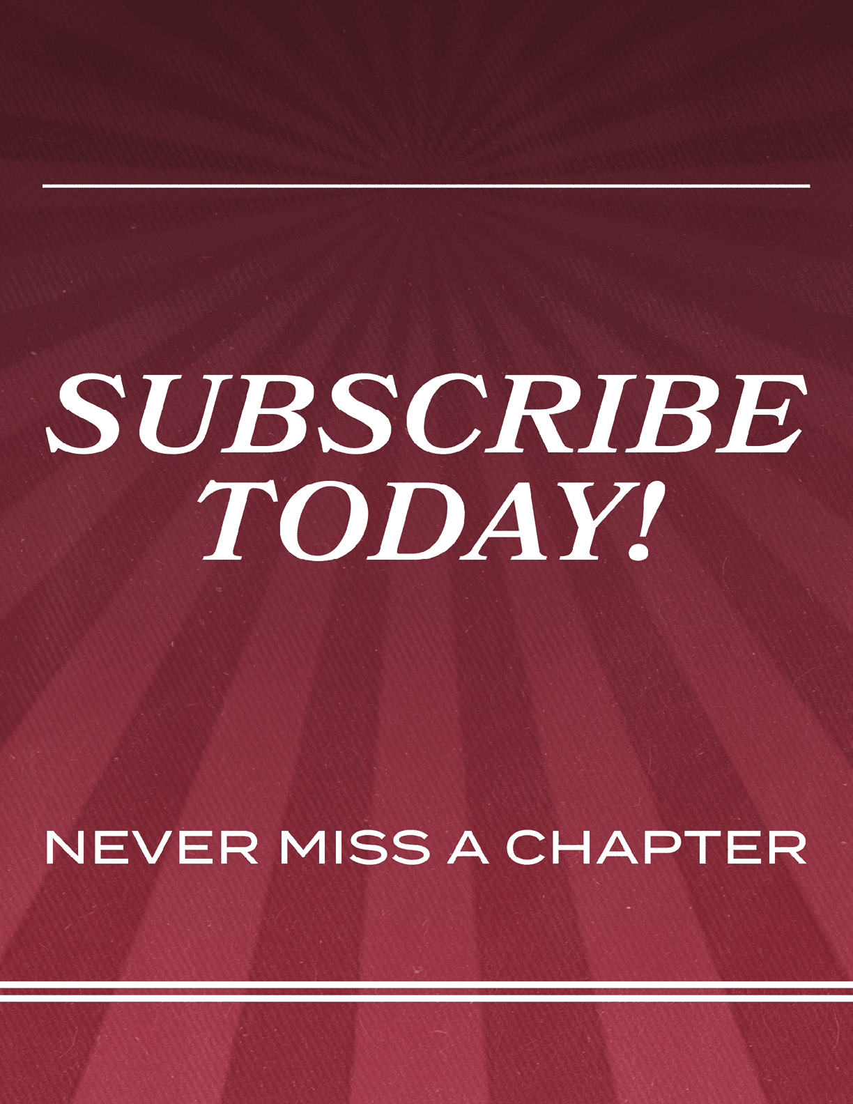A red and white sign advertising a subscription service. AI generated content